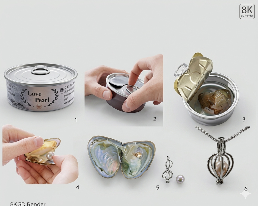 Love Pearl Necklace Kit Gift